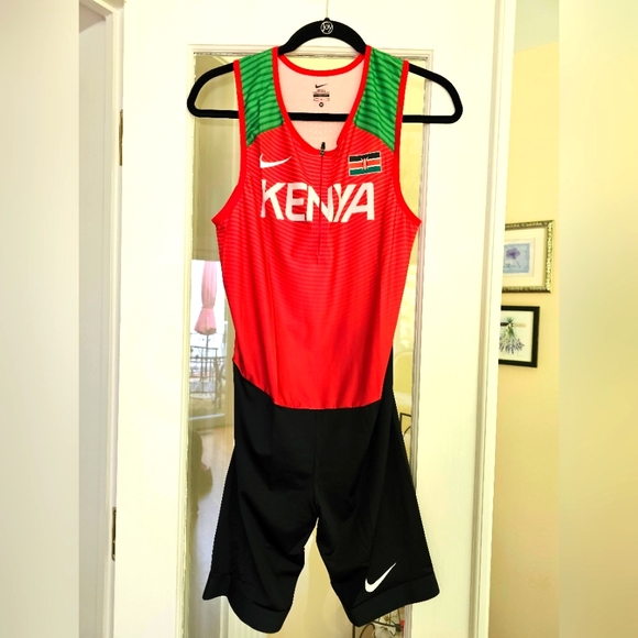 COPY NWOT NIKE MEN'S KENYA SPEED SUIT SIZE MEDIUM